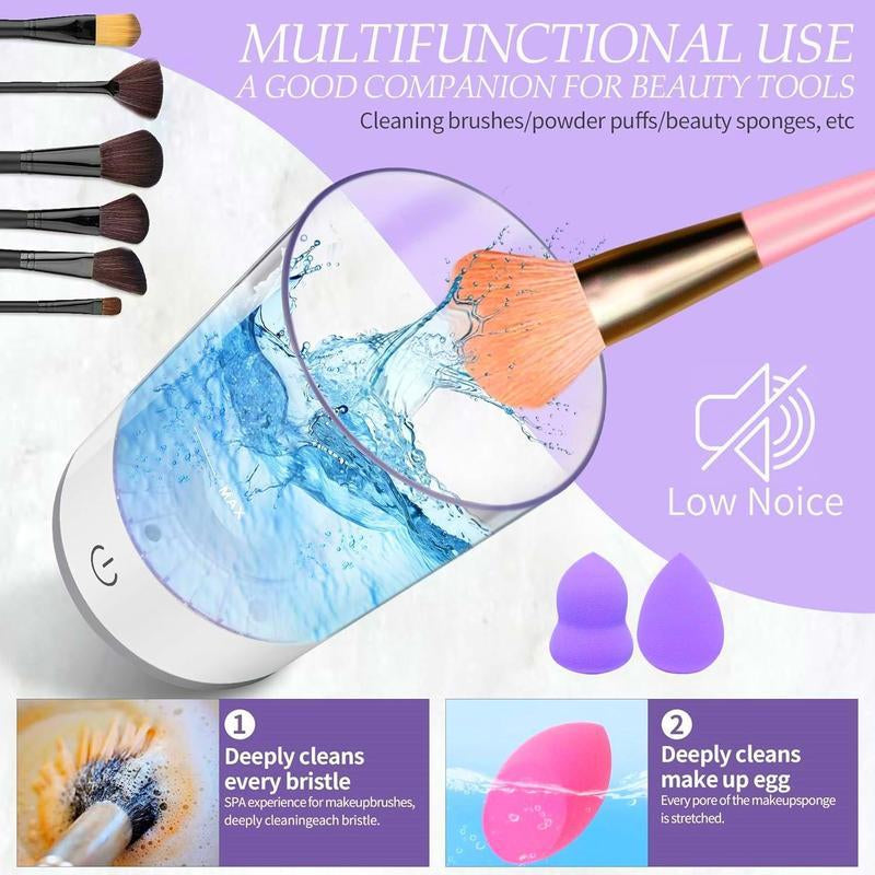 Electric Brush Cleaner for Makeup