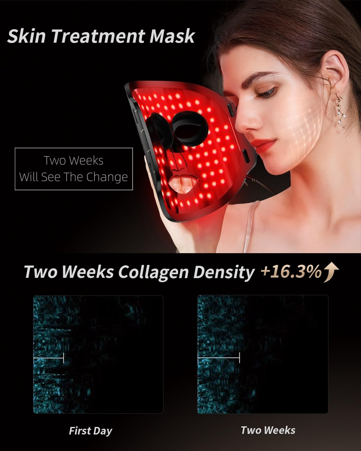Face Mask Light 7 Colors: Anti-Aging Properties Black Face Mask