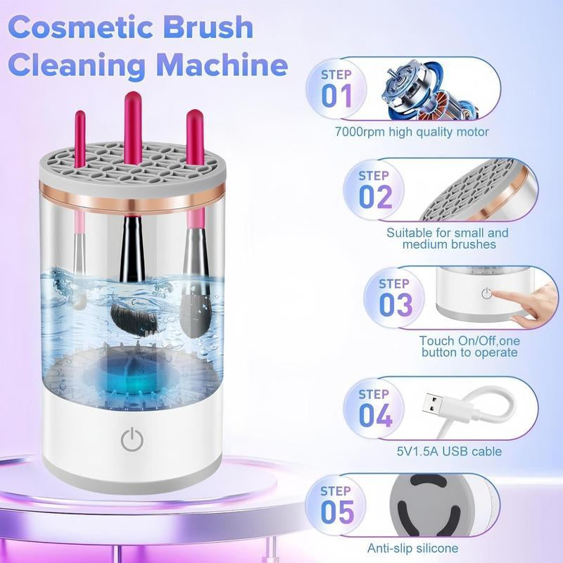 Electric Brush Cleaner for Makeup
